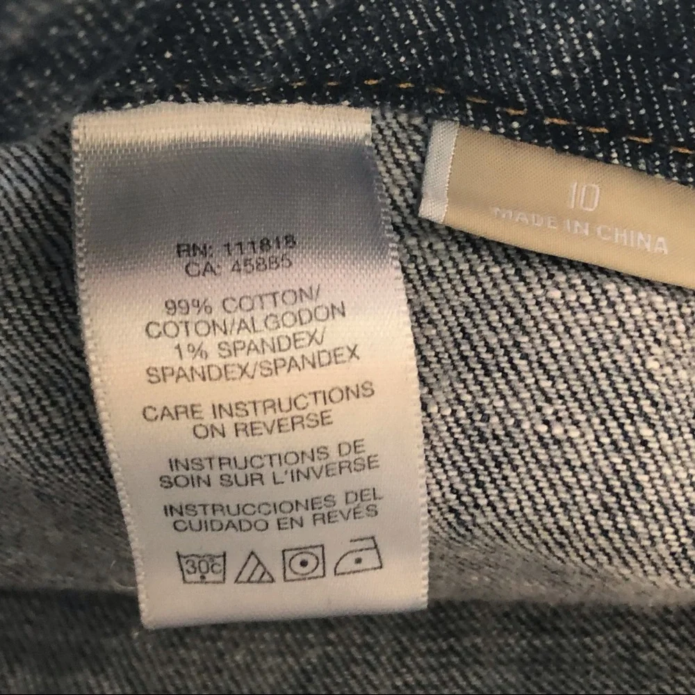 Michael Kors 10 Mid Rise MK Horsebit Flare Bootcut Stretch Medium Jeans Denim
